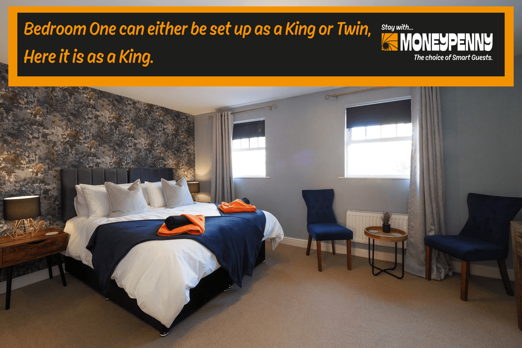 Spacious 4 Bed Home - Sleeps 72